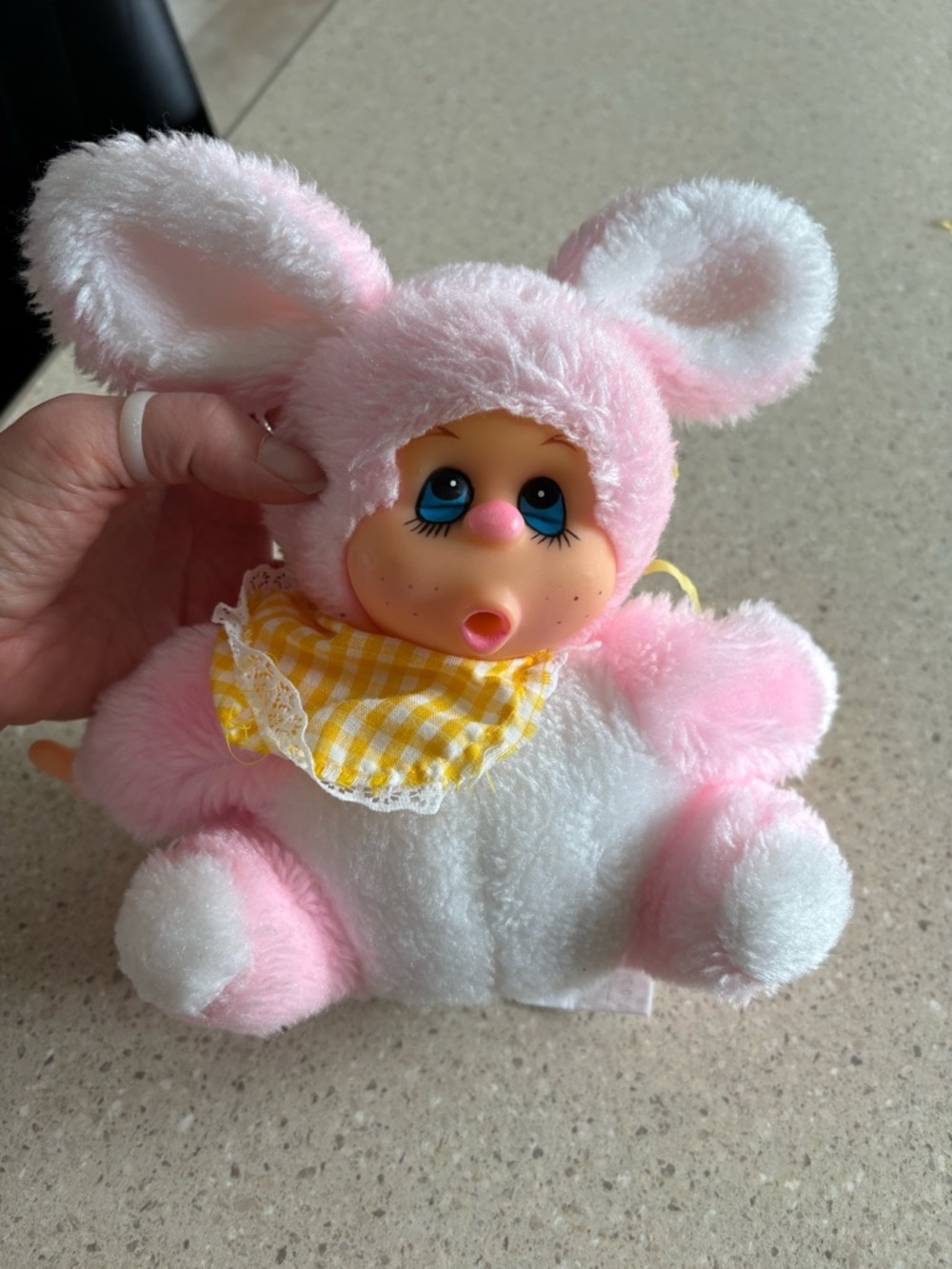 Vintage Atlanta Novelty Gerber Baby Doll Bunny Plush Stuffed Animal 8"